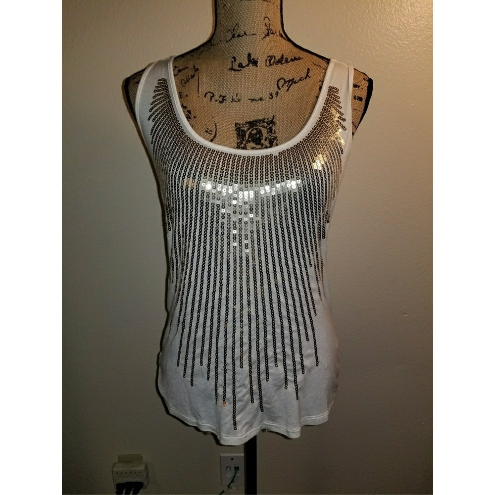 Sequin tank top